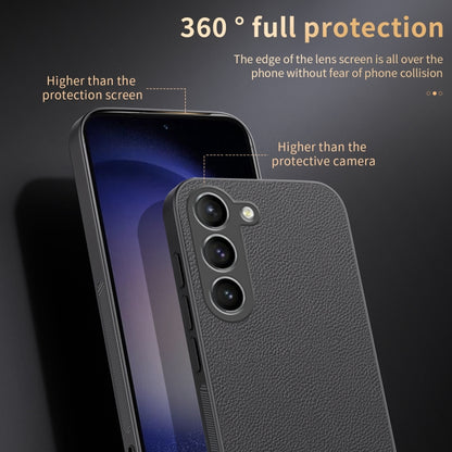 For Samsung Galaxy S23 5G HUIYI Leather Magnetic Phone Case(Black) - Galaxy S23 5G Cases by buy2fix | Online Shopping UK | buy2fix