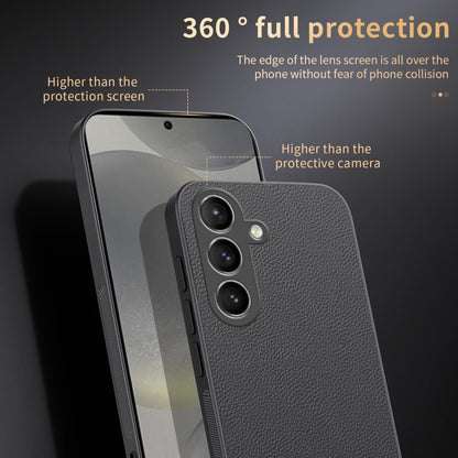 For Samsung Galaxy S24 5G HUIYI Leather Magnetic Phone Case(Grey) - Galaxy S24 5G Cases by buy2fix | Online Shopping UK | buy2fix