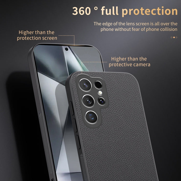For Samsung Galaxy S24 Ultra 5G HUIYI Leather Magnetic Phone Case(Black) - Galaxy S24 Ultra 5G Cases by buy2fix | Online Shopping UK | buy2fix
