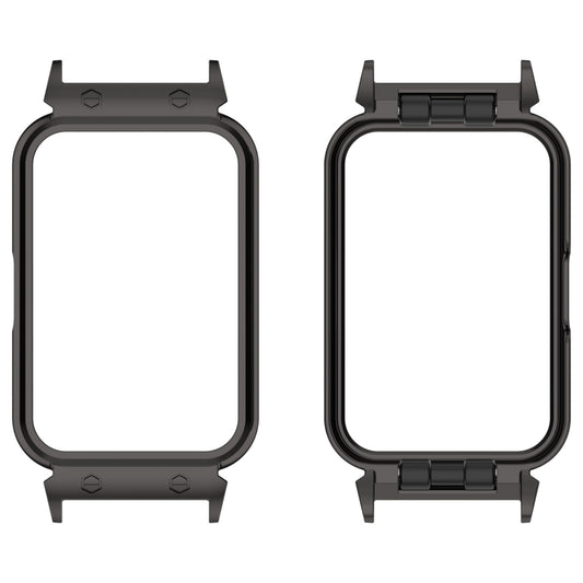 For Samsung Galaxy Fit 3 18mm Metal Frame Watch Protective Case(Black) - Watch Cases by buy2fix | Online Shopping UK | buy2fix