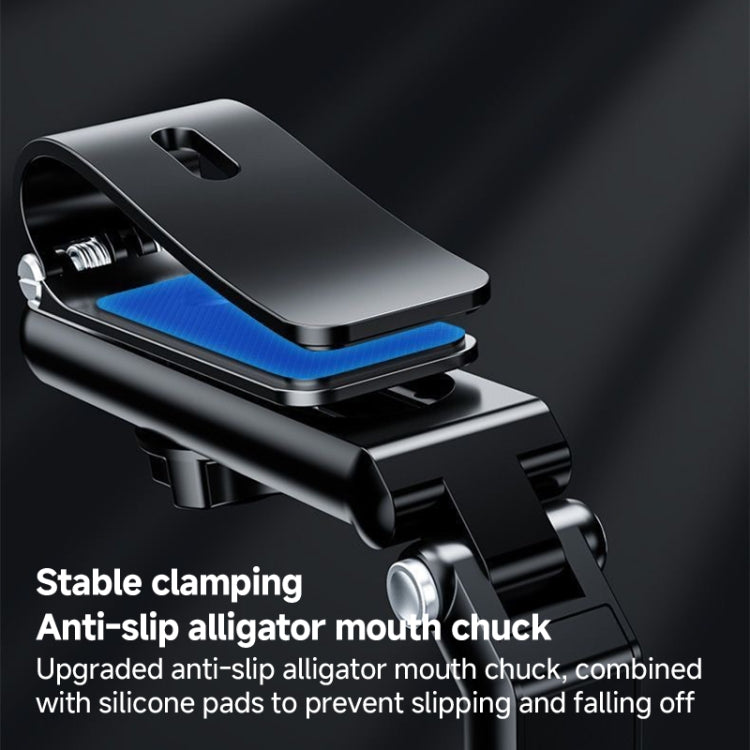 Multi functional Car Sun Visor Using Phone Holder(Black Grey) by buy2fix