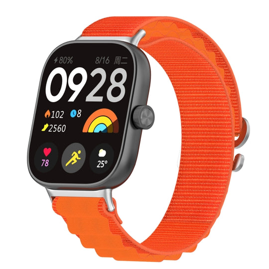 For Xiaomi Band 10 Pro / Redmi Watch 6 / 5 Loop Nylon Watch Band(Orange)