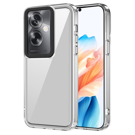 For OPPO A79 5G Global/A2 5G Transparent Acrylic + TPU Shockproof Phone Case(Transparent) by buy2fix