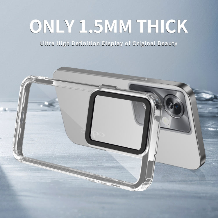 For OPPO A79 5G Global/A2 5G Transparent Acrylic + TPU Shockproof Phone Case(Transparent) by buy2fix