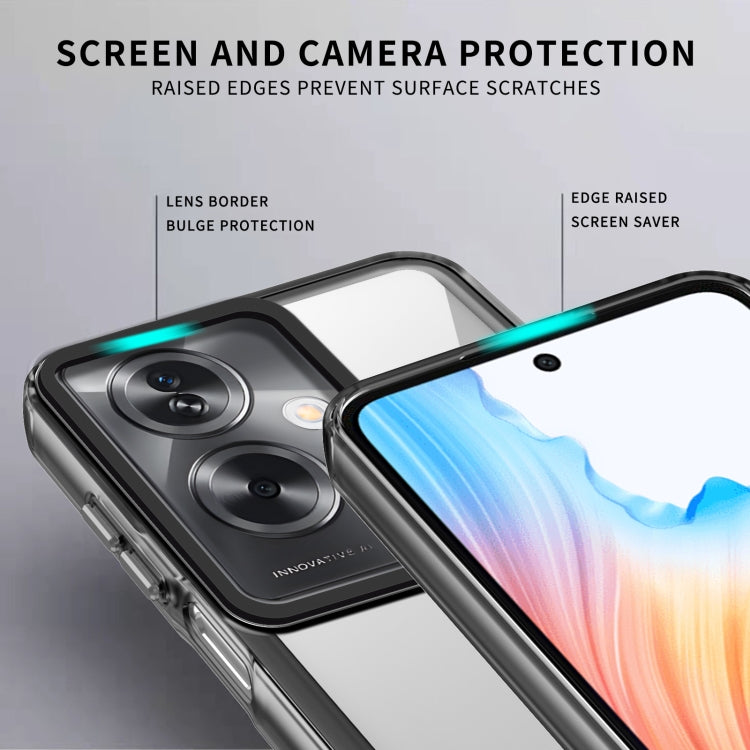 For OPPO A79 5G Global/A2 5G Transparent Acrylic + TPU Shockproof Phone Case(Transparent) by buy2fix