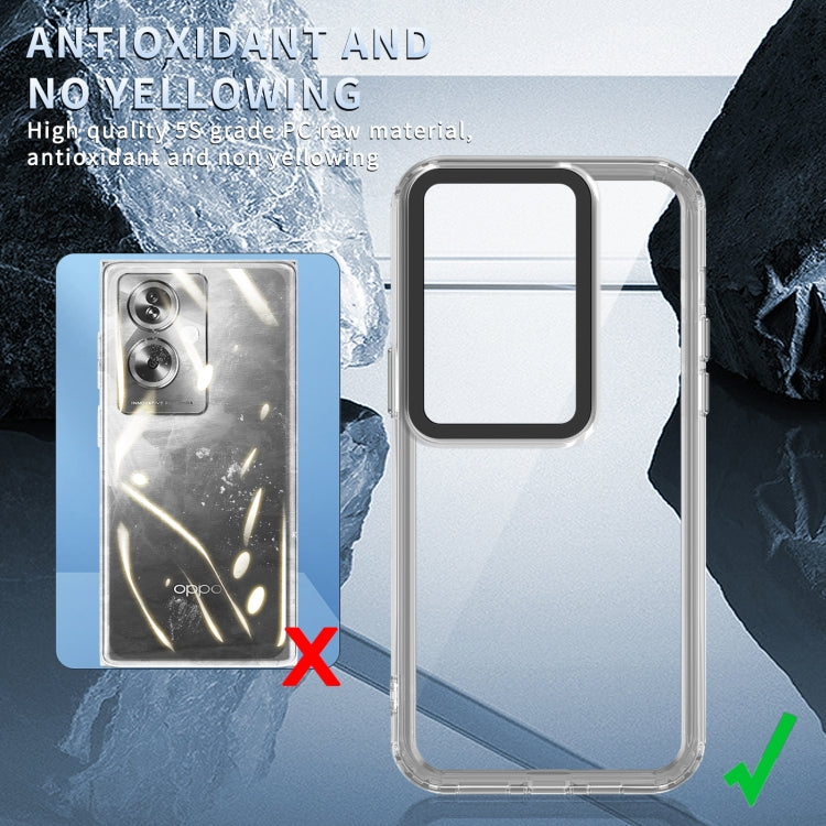 For OPPO A79 5G Global/A2 5G Transparent Acrylic + TPU Shockproof Phone Case(Transparent) by buy2fix