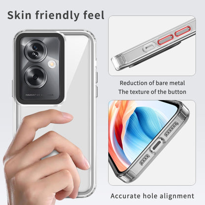 For OPPO A79 5G Global/A2 5G Transparent Acrylic + TPU Shockproof Phone Case(Transparent) by buy2fix