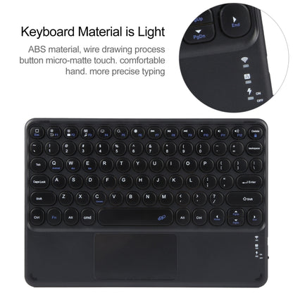 For Huawei MatePad Pro 11 2024 / 2022 Round Button Bluetooth Keyboard Rotatable Holder Leather Case with Touchpad(Black) by buy2fix
