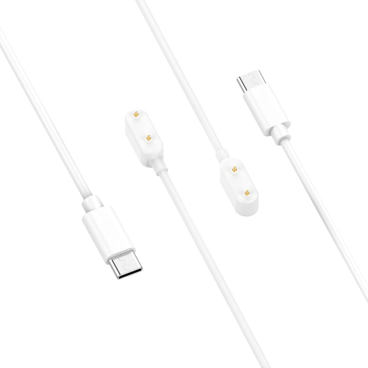 For Huawei Band 10 / 9 / Honor ROSSINI 2i USB-C / Type-C Port Smart Watch Charging Cable(White) by buy2fix