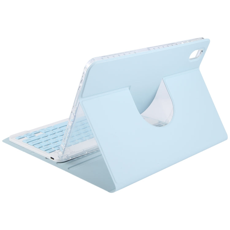 For Huawei MatePad Pro 11 2024 / 2022 Square Button Bluetooth Keyboard Rotatable Holder Leather Case(Sky Blue) by buy2fix