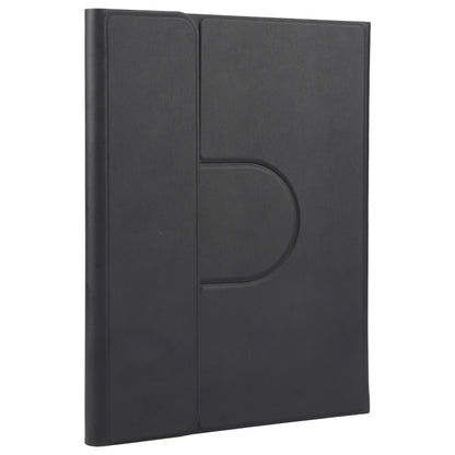 For Xiaomi Pad 6 Square Button Bluetooth Keyboard Rotatable Holder Leather Case(Black) - Xiaomi Keyboard by buy2fix | Online Shopping UK | buy2fix