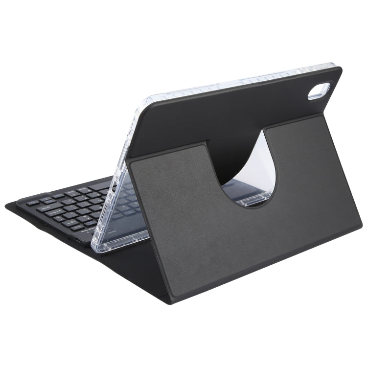 For Xiaomi Pad 6 Square Button Bluetooth Keyboard Rotatable Holder Leather Case(Black) - Xiaomi Keyboard by buy2fix | Online Shopping UK | buy2fix