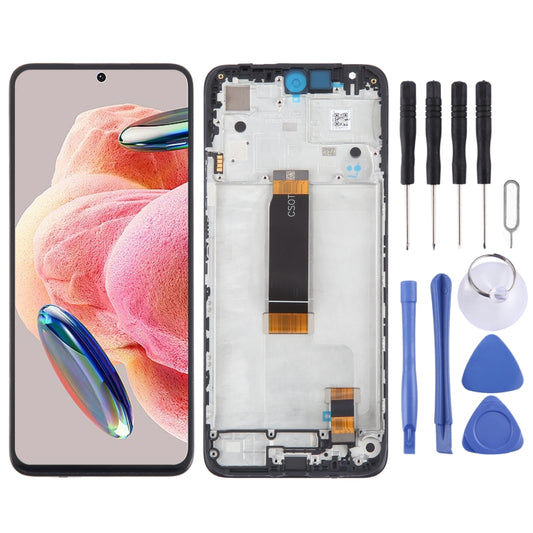 For Xiaomi Redmi 12 4G Original IPS Material LCD Screen Digitizer Full Assembly with Frame - LCD Screen by buy2fix | Online Shopping UK | buy2fix