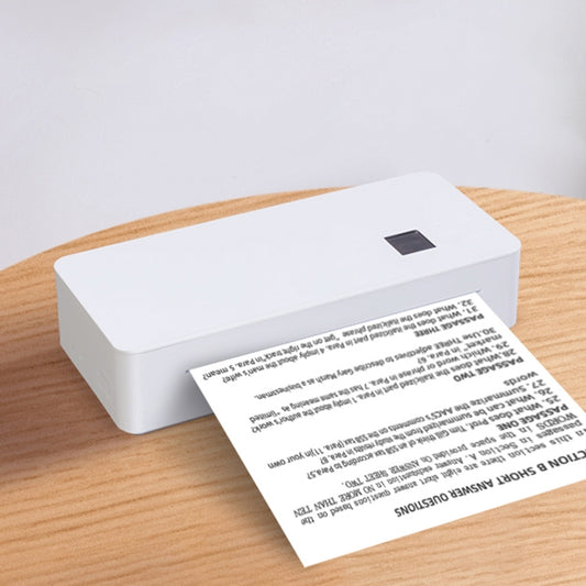 A4LE Portable Bluetooth HD Thermal Printer for Home Office Study(EU Plug) by buy2fix