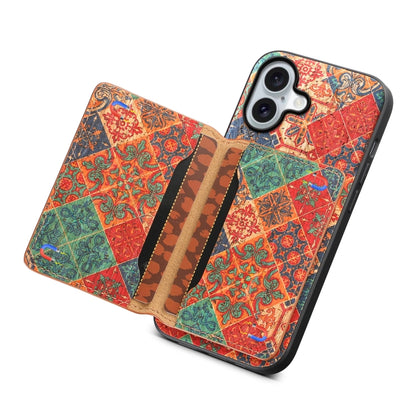 For iPhone 16 Plus Card Slot Holder Phone Case(Winter Blue) - iPhone 16 Plus Cases by buy2fix | Online Shopping UK | buy2fix