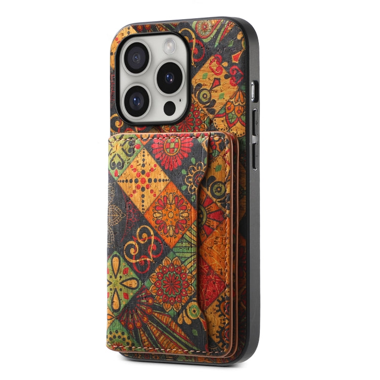 For iPhone 16 Pro Max Card Slot Holder Phone Case(Autumn Yellow) by buy2fix