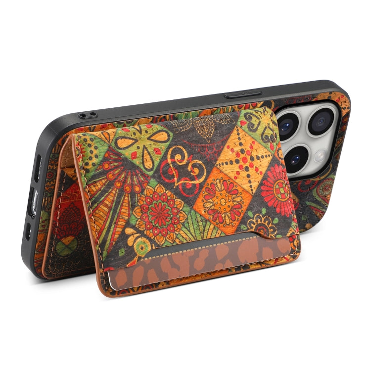 For iPhone 16 Pro Max Card Slot Holder Phone Case(Autumn Yellow) by buy2fix