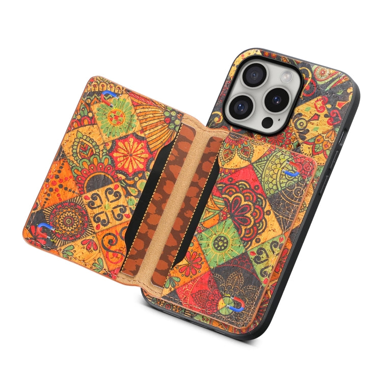 For iPhone 16 Pro Max Card Slot Holder Phone Case(Autumn Yellow) by buy2fix