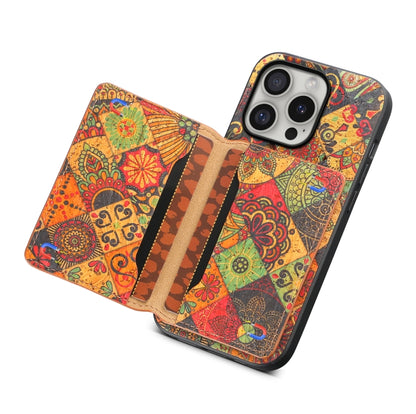 For iPhone 16 Pro Max Card Slot Holder Phone Case(Autumn Yellow) by buy2fix