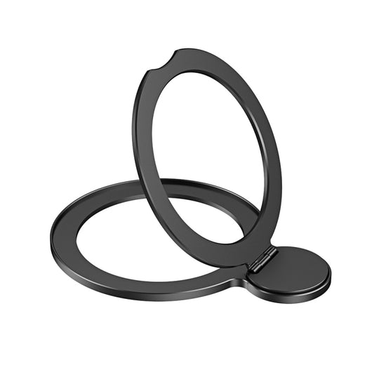 R-JUST SJ35 Ultra-thin Alloy Magnetic Adhesive Phone Holder(Black)