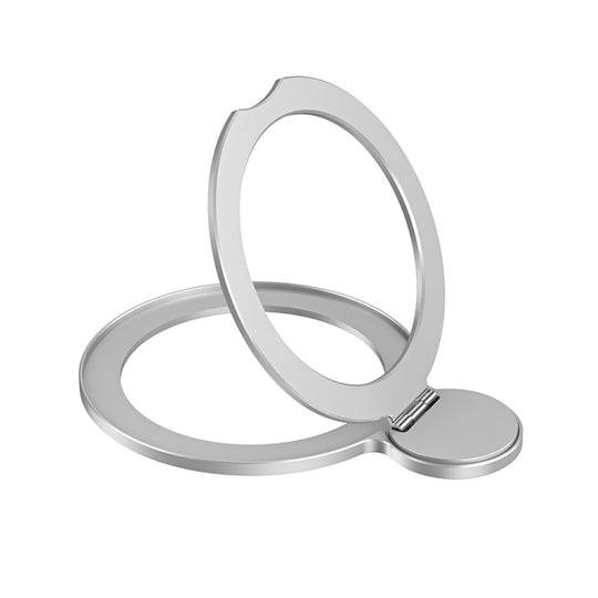R-JUST SJ35 Ultra-thin Alloy Magnetic Adhesive Phone Holder(Silver)