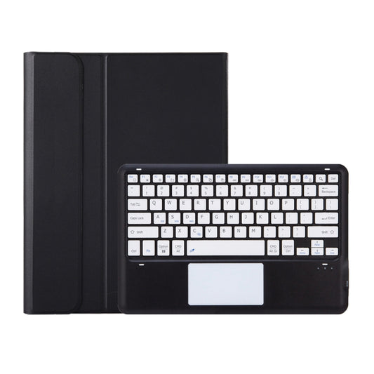 For vivo Pad 3 Pro / 5 Pro Bluetooth Keyboard TPU Leather Tablet Case with Holder & Touchpad(Black White) - Others Keyboard by buy2fix | Online Shopping UK | buy2fix