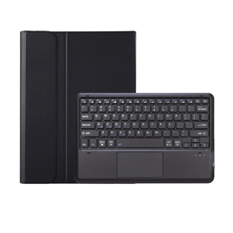 For vivo Pad 3 Pro / 5 Pro Bluetooth Keyboard TPU Leather Tablet Case with Holder & Touchpad(Black) - Others Keyboard by buy2fix | Online Shopping UK | buy2fix