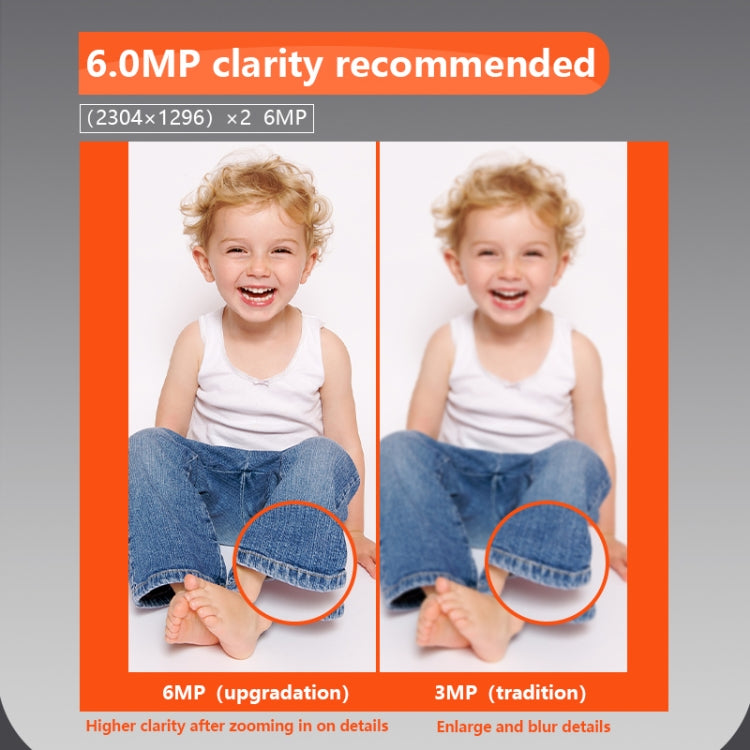 Q820 6MP 10X Binocular Zoom Dual Light Source Outdoor IP67 Waterproof WiFi Camera(US Plug) by buy2fix