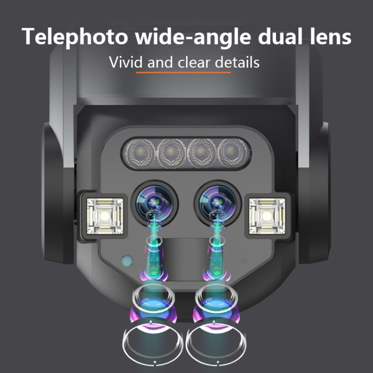 Q820 6MP 10X Binocular Zoom Dual Light Source Outdoor IP67 Waterproof WiFi Camera(AU Plug) by buy2fix