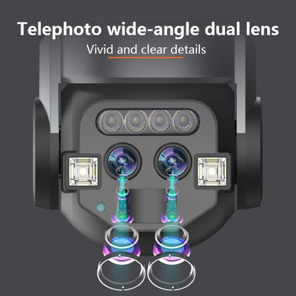 Q820 6MP 10X Binocular Zoom Dual Light Source Outdoor IP67 Waterproof WiFi Camera(AU Plug) by buy2fix