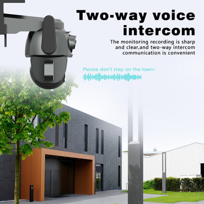 Q821 4MP Binocular Zoom Dual Light Source Outdoor IP67 Waterproof WiFi Camera(UK Plug) by buy2fix