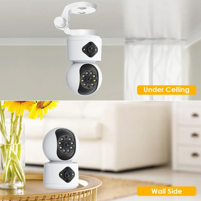 Y6204 4MP Zoom HD Indoor Waterproof Smart WiFi Camera, Specification:AU Plug(White) by buy2fix