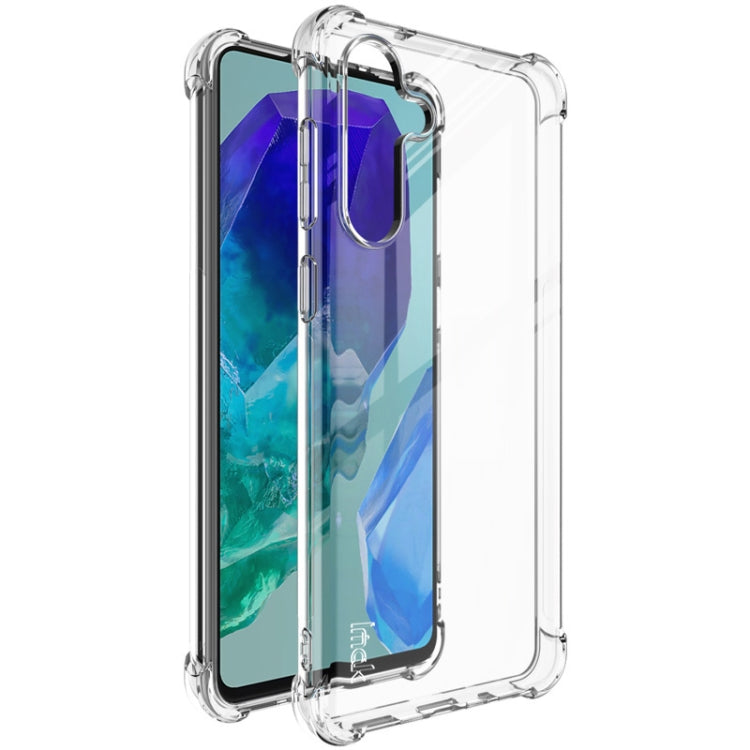 For Samsung Galaxy M55 5G imak Shockproof Airbag TPU Phone Case(Transparent) by imak