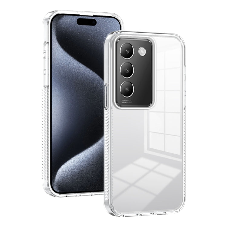 For vivo Y100 IDN 2024 Anti-slip Clear Acrylic Hybrid TPU Phone Case(Transparent) - vivo Cases by buy2fix | Online Shopping UK | buy2fix