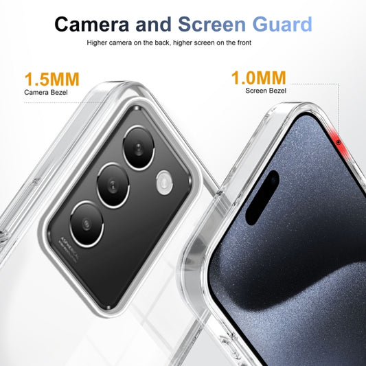 For vivo Y100 IDN 2024 Anti-slip Clear Acrylic Hybrid TPU Phone Case(Transparent) - vivo Cases by buy2fix | Online Shopping UK | buy2fix