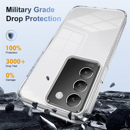 For vivo Y100 IDN 2024 Anti-slip Clear Acrylic Hybrid TPU Phone Case(Transparent) - vivo Cases by buy2fix | Online Shopping UK | buy2fix