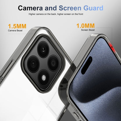 For Honor X8b Anti-slip Clear Acrylic Hybrid TPU Phone Case(Black) - Honor Cases by buy2fix | Online Shopping UK | buy2fix