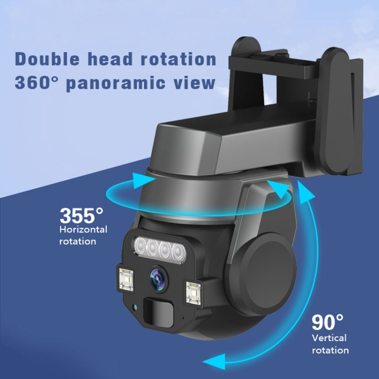 CF-Q812ES 5MP Two-way Voice Outdoor IP66 Waterproof WiFi Camera, Plug Type:EU Plug(Grey) by buy2fix