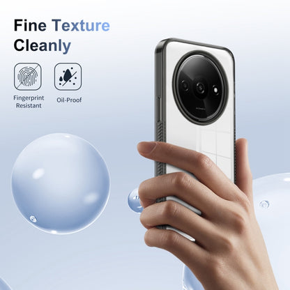 For Xiaomi Redmi A3 Anti-slip Clear Acrylic Hybrid TPU Phone Case(Black) - Xiaomi Cases by buy2fix | Online Shopping UK | buy2fix