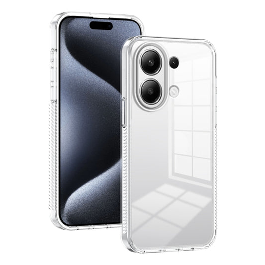 For Xiaomi Redmi Note 13 4G Anti-slip Clear Acrylic Hybrid TPU Phone Case(Transparent) - Xiaomi Cases by buy2fix | Online Shopping UK | buy2fix