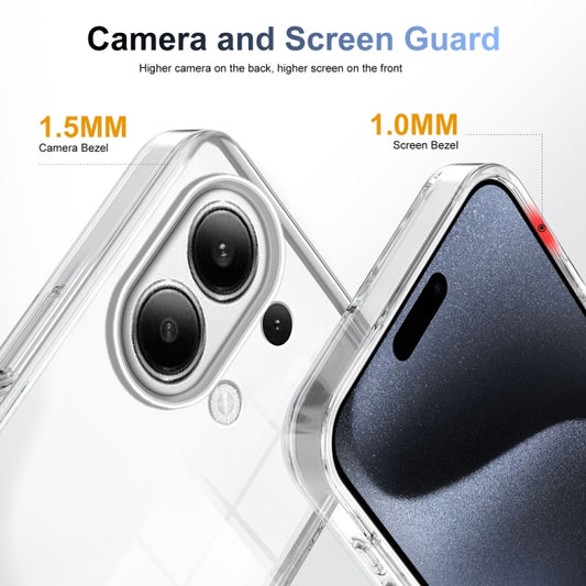 For Xiaomi Redmi Note 13 4G Anti-slip Clear Acrylic Hybrid TPU Phone Case(Transparent) - Xiaomi Cases by buy2fix | Online Shopping UK | buy2fix