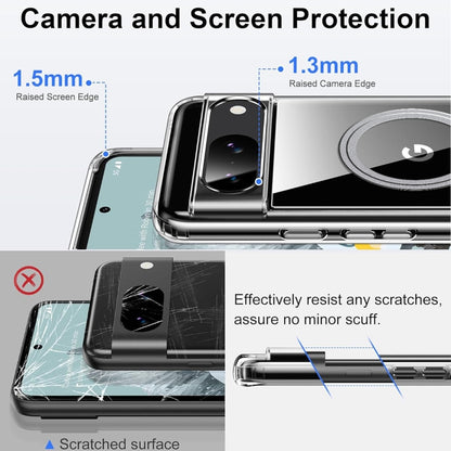 For Google Pixel 9 / 9 Pro Transparent Frosted MagSafe Phone Case - Google Cases by buy2fix | Online Shopping UK | buy2fix