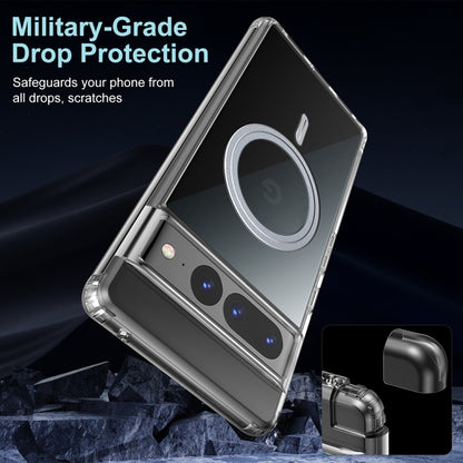 For Google Pixel 9 Pro XL Transparent Frosted MagSafe Phone Case - Google Cases by buy2fix | Online Shopping UK | buy2fix