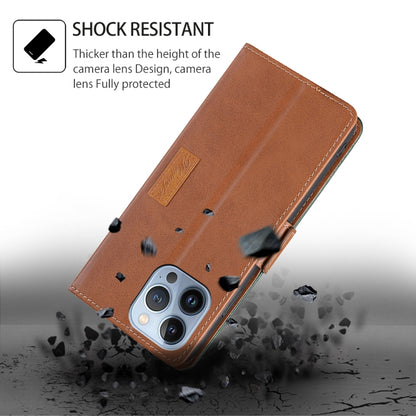 For Motorola Edge 5G 2024 Contrast Color Side Buckle Leather Phone Case(Light Brown + Green) by buy2fix