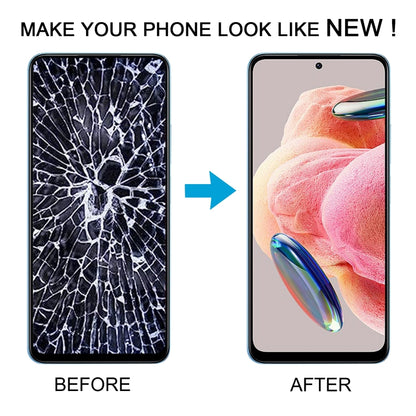 For Xiaomi Redmi Note 12 5G OLED Material LCD Screen Digitizer Full Assembly with Frame by buy2fix