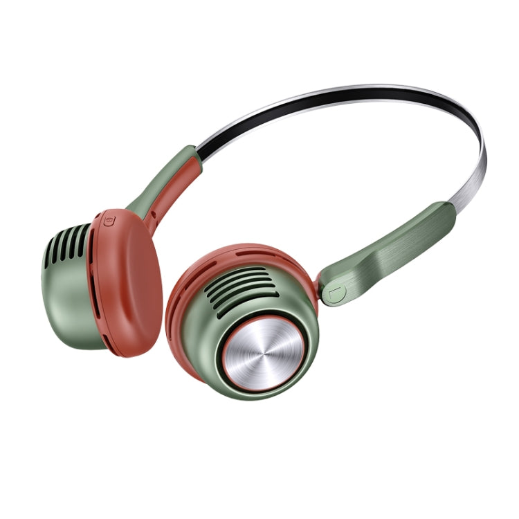 MF088 XINGLUO Neck Band Electric Fan(Green) by buy2fix