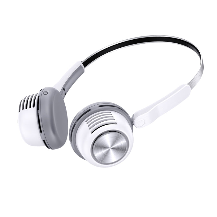 MF088 XINGLUO Neck Band Electric Fan(White) by buy2fix