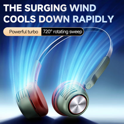 MF088 XINGLUO Neck Band Electric Fan(Green) by buy2fix