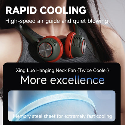 MF088 XINGLUO Neck Band Electric Fan(White) by buy2fix