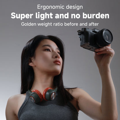 MF088 XINGLUO Neck Band Electric Fan(White) by buy2fix